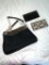 New Woven Black Cheetah Trimmed Purse with Alligator and Snakeskin Styled Pocketbooks