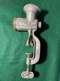 Vintage Meat Grinder with Accessories