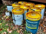 Multiple Cans of Deck Sealer