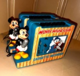2 X Vintage Mickey Mouse Club Cassette Recorders