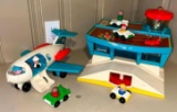 Vintage 1970's Fisher Price Little People...Family Airport...Play Set