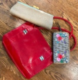 9 West Pocketbook & Red Leather Bag