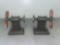 Industrial Cast Iron Twist Screw Press Vice Bookends