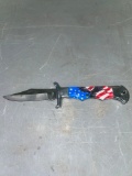 U.S.A. Motif Pocket Knife