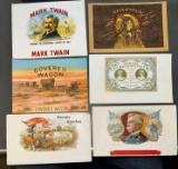 (6) Cigar Box Art Labels