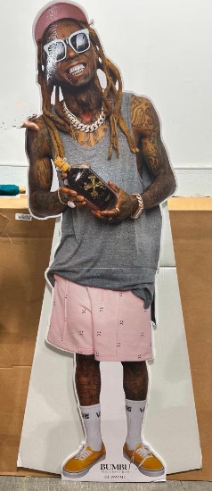 Life Size Lil Wayne Bumbu Rum Standee