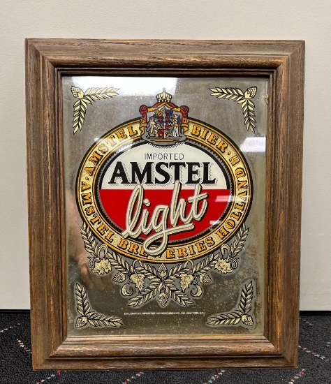 Amstel Light Framed Mirror