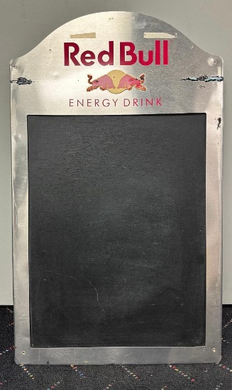 Red Bull Metal Framed Chalkboard