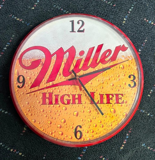 Miller High Life Wall Clock