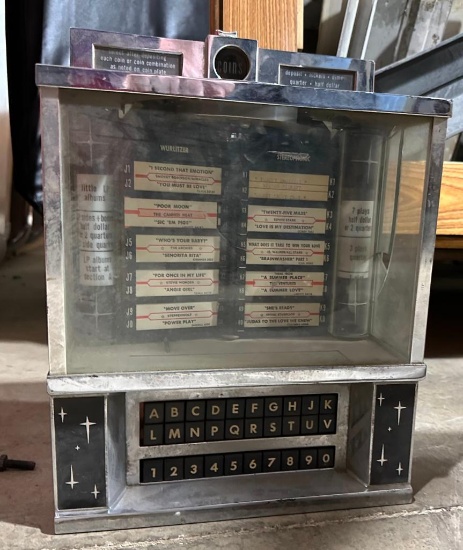 Wurlitzer Stereophonic Tabletop Jukebox Unit