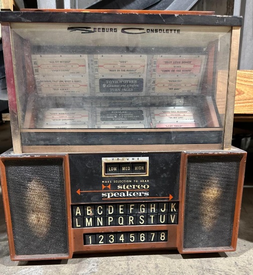 Seeburg Consolette Tabletop Jukebox Unit