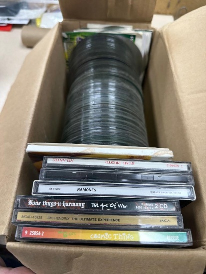 Box of Misc Compact Discs