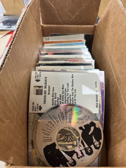 Box of Misc Compact Discs