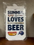 Summer Loves Beer - Can Shaped Sign