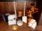 Good Luck Lot- Capodimonte Cricket Box, Stone Elephant, Brass Sand Dollar, Mats Jonasson Cat & More!