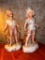 Rare Vintage German Boy & Girl at the Beach Building Sandcastles by Gebruder Heubach