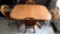 Oak Pedestal Table with 4 Chairs & Leaf from Cochrine - Lincolnton, North Carolina