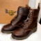 Dr. Marten Dark Medium Brown 10 - Eye Boot - Size 8 - New in Original Box