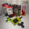 Texas Hold'Em Poker Chips & Cards Stainless Flask, LED Book Light, FM Radio Pen & More!