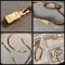 14 Karat Gold Necklaces and Bracelets - Marked 14K Italy