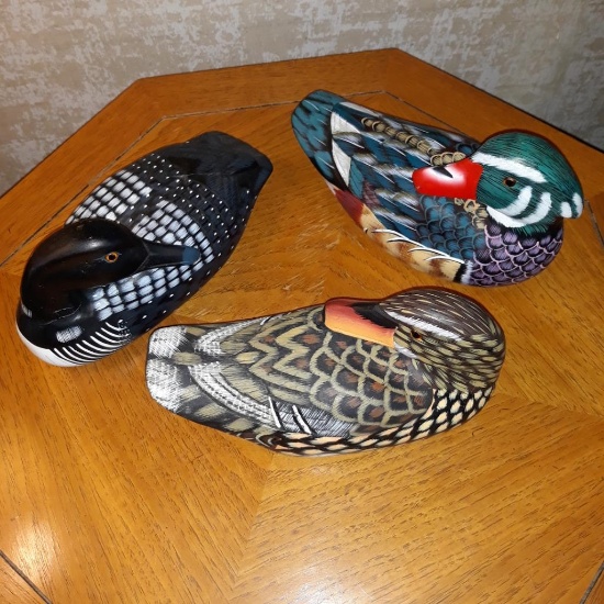 Set of 3 Duck Decoys