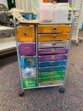 Huge Lot and Cart of Scrap Booking Materials