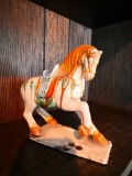 Chinese Tang San Cai Glazed Horse