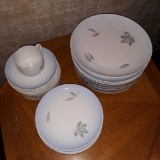 Huge Set of Mid Century Bing & Grondahl...Danish China - Falling Leaves Pattern