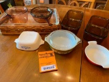 Miscellaneous Glass Baking Dishes, Pyrex, Corning, Vision