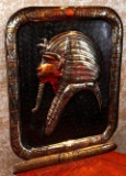 Vintage Egyptian Copper Toned Decorative Wall Art