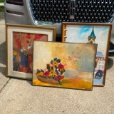 3 Colorful Painted Artworks