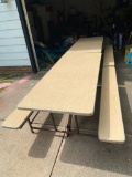Folding Cafeteria Table