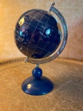 Rare Find! Unique Vintage Lapis Lazuli Gemstone World Globe