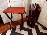Set of 4 TV Trays with Carrier