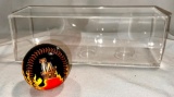 LA Dodgers Limited Edition Flame Fotoball...Baseball with a 3 Ball... Collection Baseball Display Ca