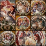 Very Rare Limited Edition Set of Musical...Moments Wizard of Oz Knowles Collector's Plates with COA