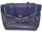 Navy Anne Klein Handbag - Looks Brand New!