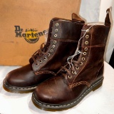 Dr. Marten Dark Medium Brown 10 - Eye Boot - Size 8 - New in Original Box