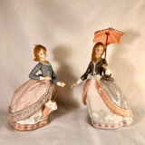 2 Rare Lladro Figurines - Evita & Angela - Marked