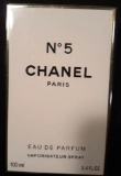 Chanel No. 5 Eau de Parfum Spray 3.4 Fl. Oz Bottle - New in Sealed Box