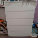 6 Drawer...Ikea Malm Dresser in White with...Kallax...and Billy Drawers and Shelves - New in Packagi