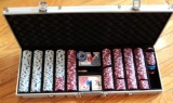 Test Your Luck! Clay Poker Chips Set - Las Vegas Casino Quality Poker Chips