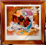 RARE Original Signed Disney Illustration - Raya and the Last Dragon - Print Signed by Xiao Qing Chen