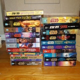 Huge Lot of Star Wars & Star Trek Books...- See Pictures for More Information!
