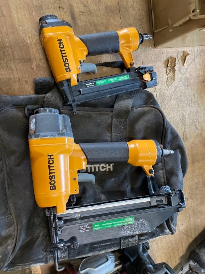 (2) Bostich Air Nailers- See pics for sizes and models