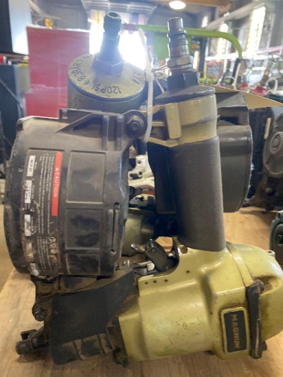 (2) Magnum Air Coil Nailers (2) Max Air Coiler Nailers - See pics for sizes and models