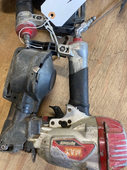 (2) Max Air Coil Nailers - See pics for sizes and models