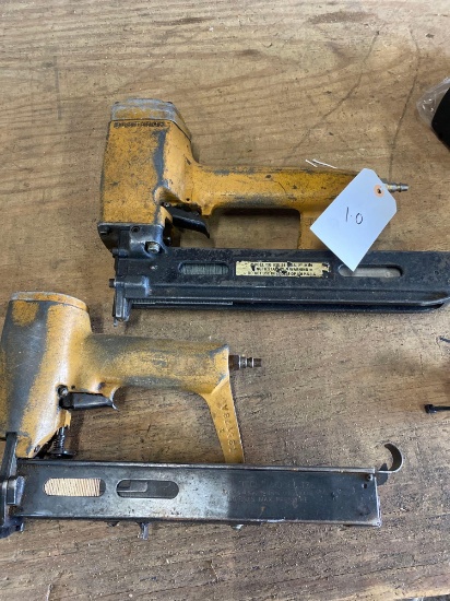 (2) Bostich Air Staplers- See pics for sizes and