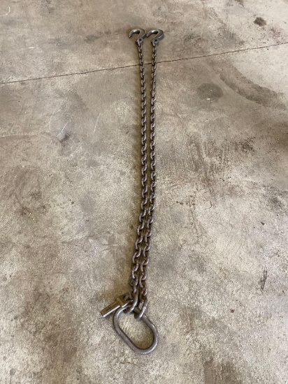 T.M. Co. 7/16in x 5ft Dual Leg Chain Slimg