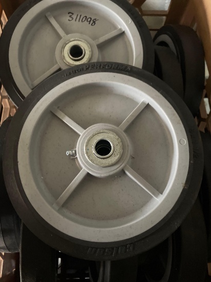 (4) Small Crates of Wheels